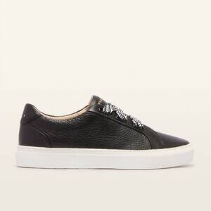 NEW FRANKIE4 mya lace up sneaker in black tumbled